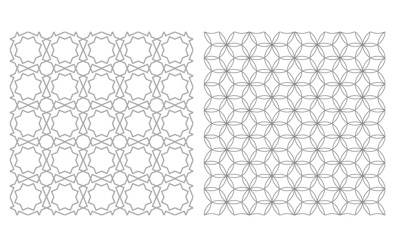 Islamische Ornament-Vektor-Illustration-Design-Vorlage v.14
