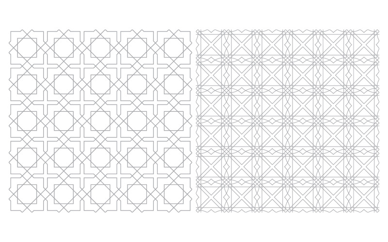 Plantilla de diseño de ilustración vectorial de ornamento islámico v.15