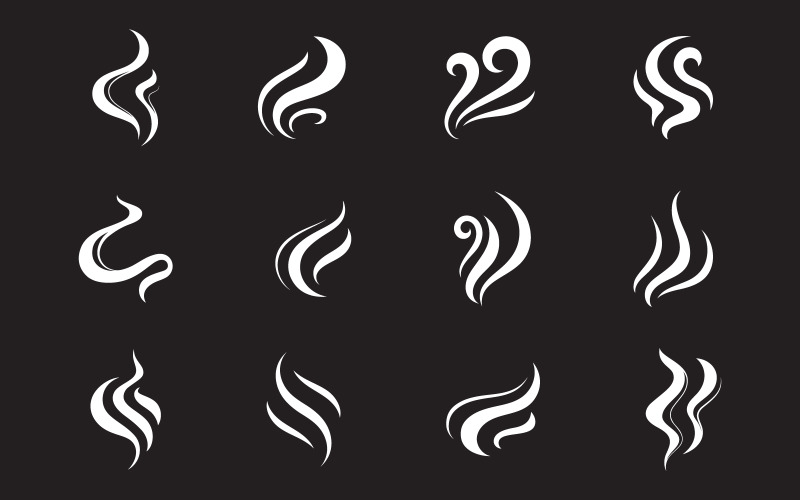 Rauch Vektor Symbol Design Illustration Vorlage v.3