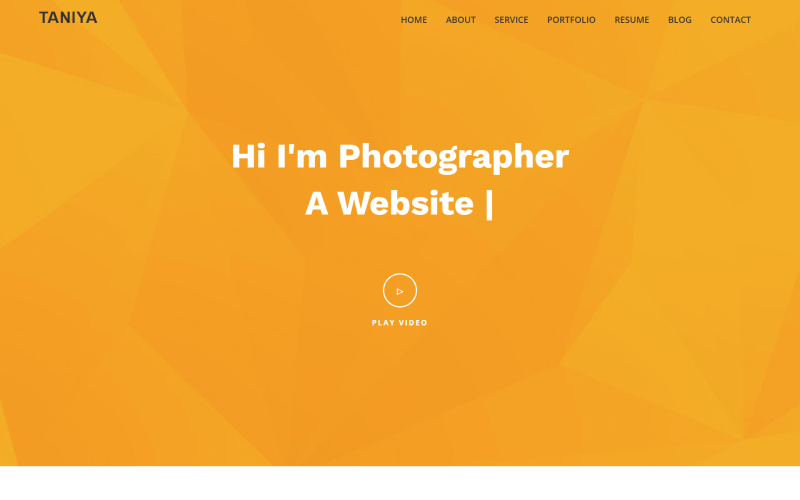Taniya persoonlijke portfolio HTML5-sjabloon