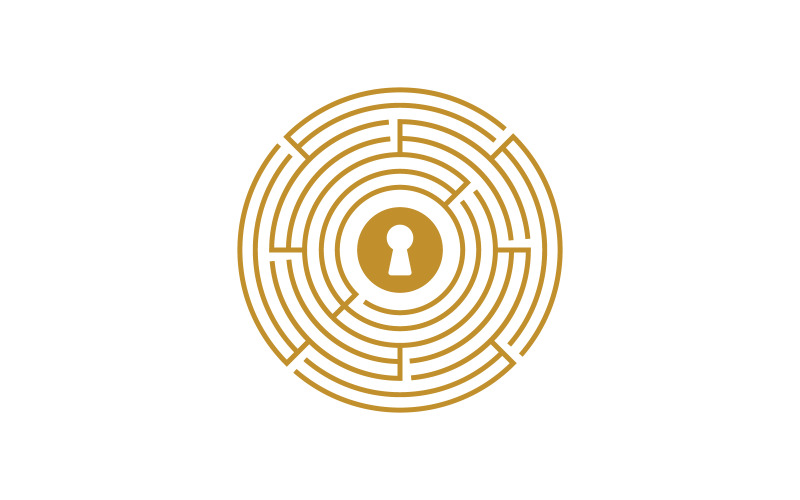 Sleutelpictogram vectorillustratie logo sjabloon v.2