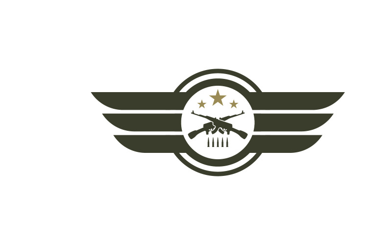 Falcon vleugel icoon illustratie logo Template vector v.16