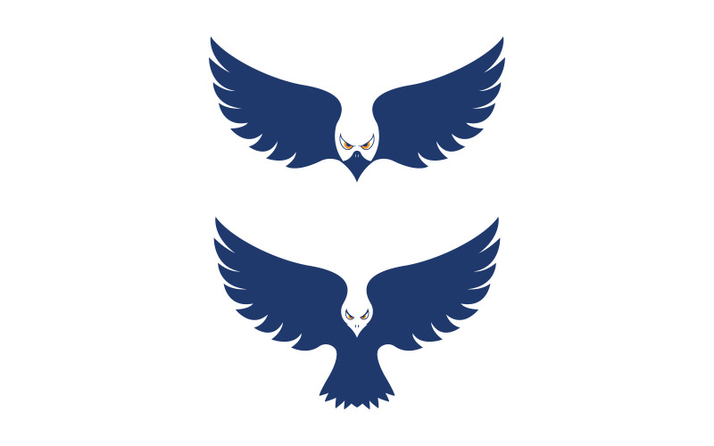 Falcon wing icon ilustrace logo Šablona vektor v.2