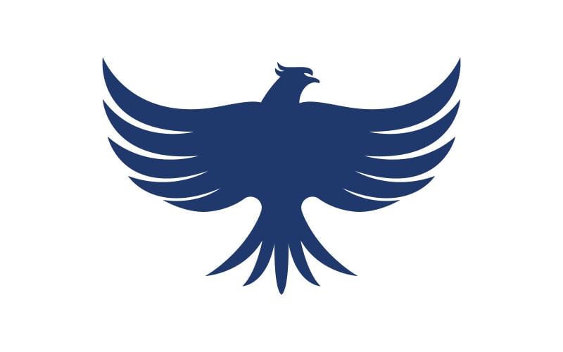 Falcon wing icoon illustratie logo Template vector v.20