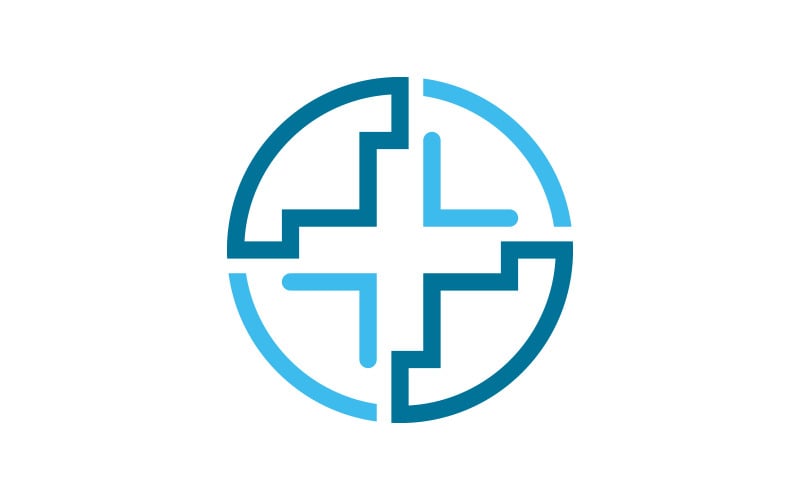 Health Medical element icon logo illustration template vector v.16