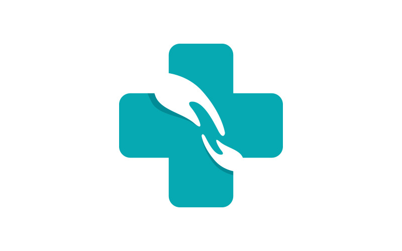 Modèle d'illustration de logo d'icône d'élément médical de santé vecteur v.11
