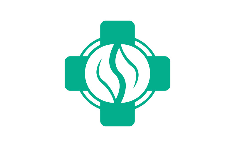 Modèle d'illustration de logo d'icône d'élément médical de santé vecteur v.20
