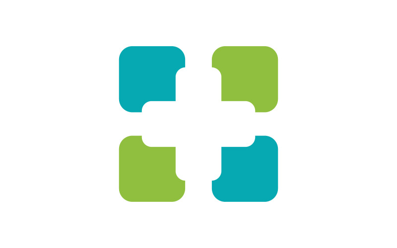 Saúde Elemento médico ícone logotipo ilustração modelo vetor v.21