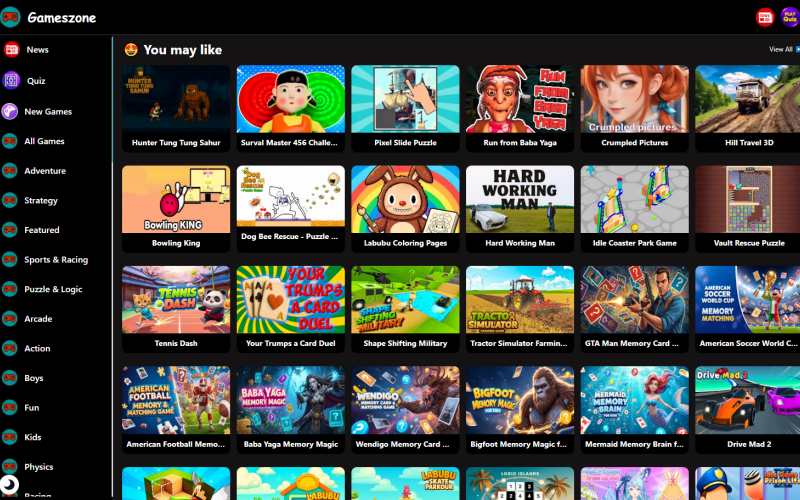 Portal de jogos HTML 5 React Script | Comprar jogos para celular - online | Gamezone