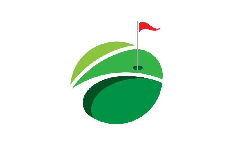Golf sport Logo šablona vektorové ilustrace šablony návrhu v.15