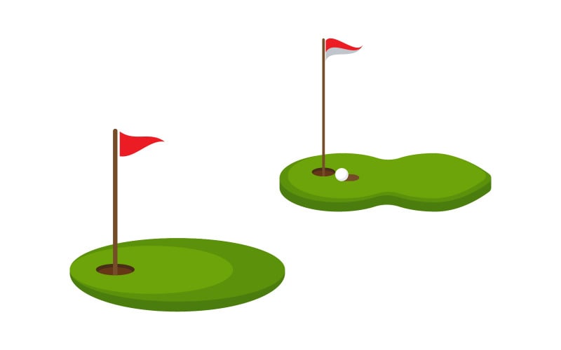 Golf sport Logo Template vector illustration design template v.20
