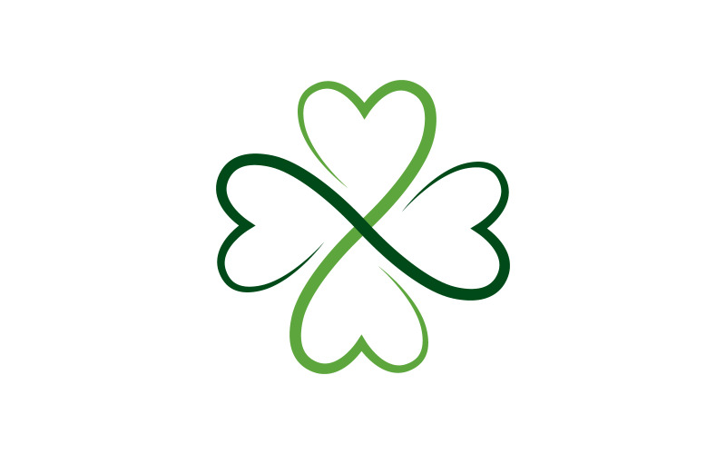 Natuur Klaverblad Logo Sjabloon Ontwerp Sjabloon v.6