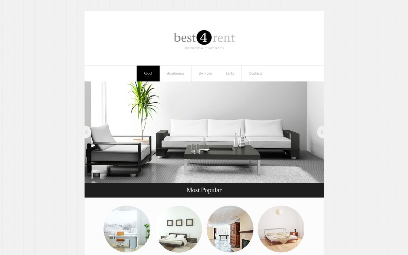 Real Estate Moto CMS HTML Template 59155