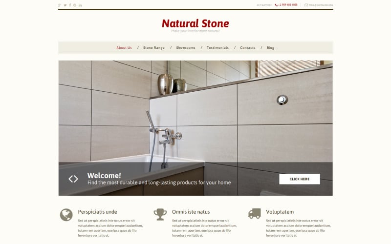 Stone Decor WordPress Theme