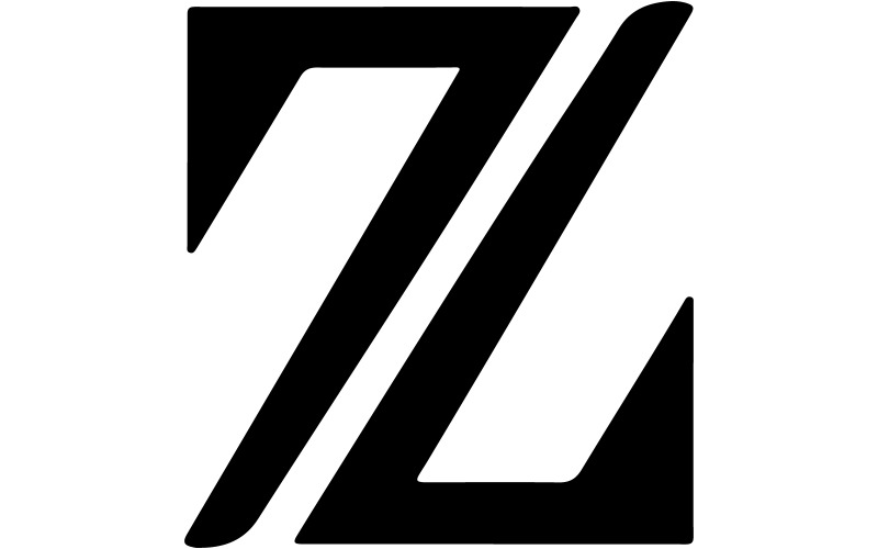 Дизайн логотипу буква Zv