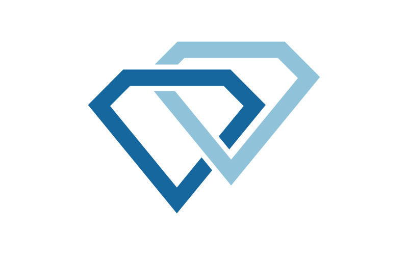 Luksusowa ikona diamentu Logo ilustracja wektorowa v.4