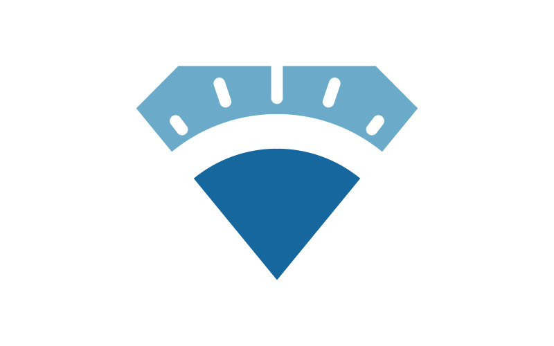 Luxusní Diamond ikona Logo vektorové ilustrace v.10