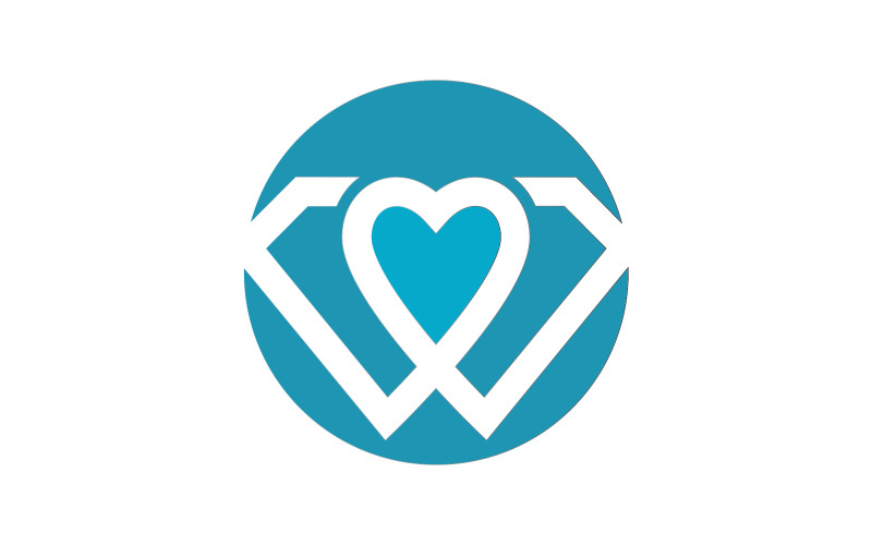 Luksusowa ikona diamentu Logo ilustracja wektorowa v.20