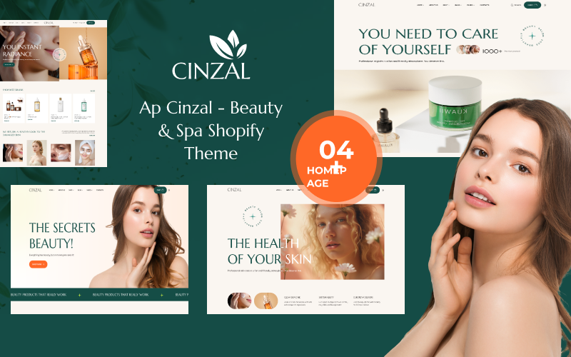 Ap Cinzal – Thème Shopify pour la beauté et le spa