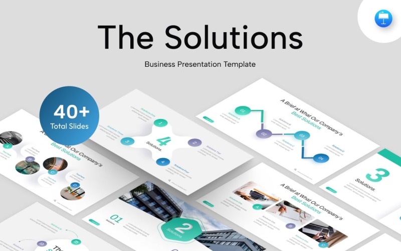 Шаблон Keynote Business Solutions