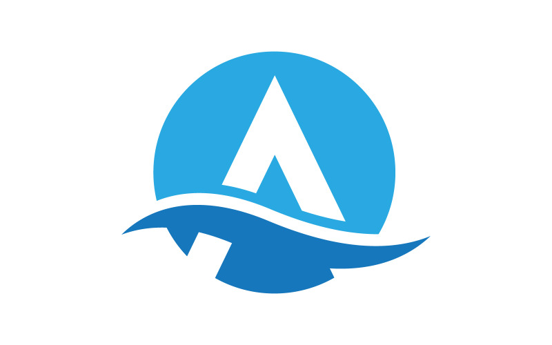 Een briefconcept Logo Bedrijfsontwerp Sjabloon v.10