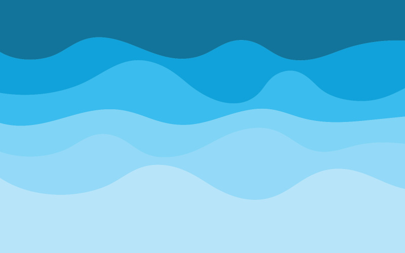 Шаблон фона иллюстрации волны воды v.5