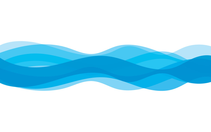 Šablona pozadí obrázku vodní vlny v.15