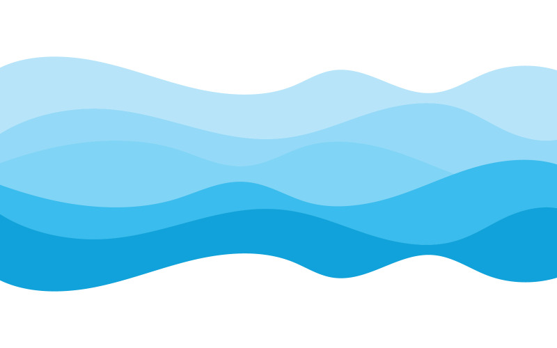 Watergolf Illustratie Achtergrond Sjabloon v.14