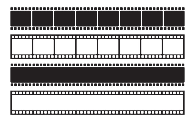 Film film kino ikona vektor Logo design ilustrace v.2
