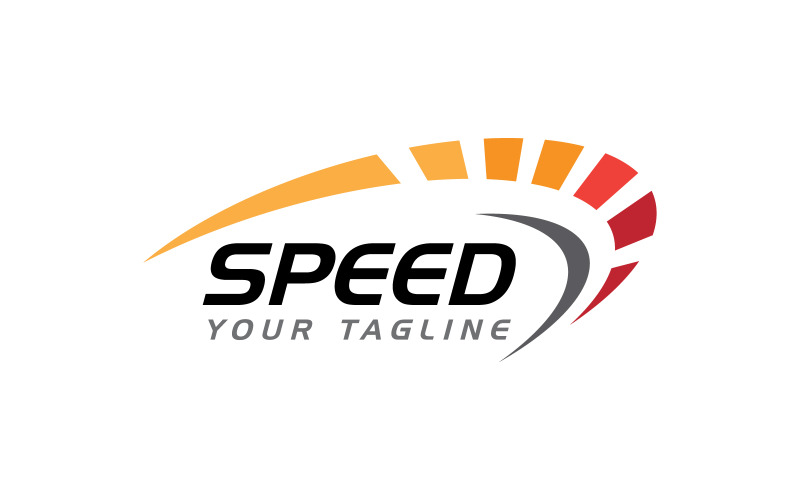 Rapid Speed быстрее значок логотип векторный дизайн иллюстрация шаблон v.11