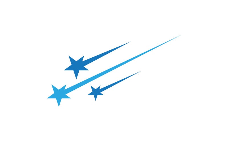 Blast Star ikon mall vektor illustration logotyp design v.22