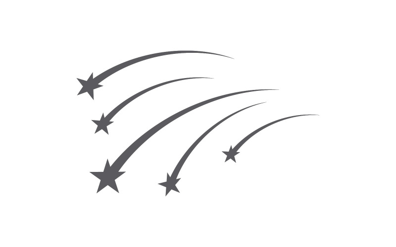 Icona Blast Star Template illustrazione vettoriale logo design v.26