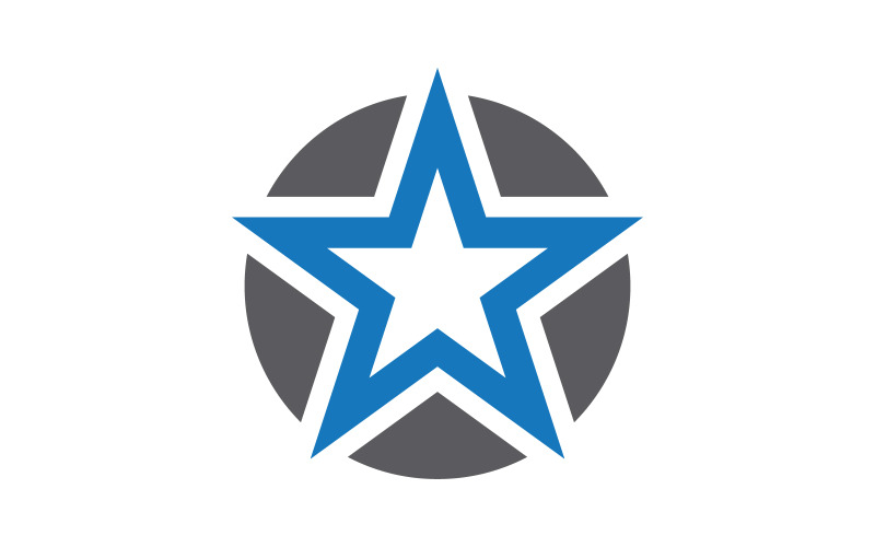 Icona Blast Star Template illustrazione vettoriale logo design v.38