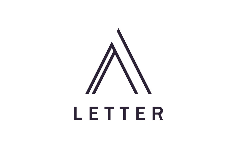 Logo lettre A, symbole initial du logo A créatif pour votre entreprise 2