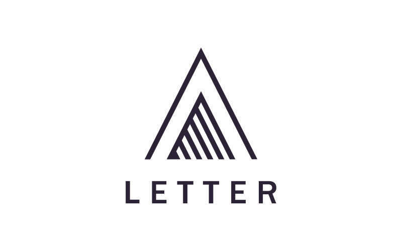 Logo lettre A, symbole initial du logo A créatif pour votre entreprise 3