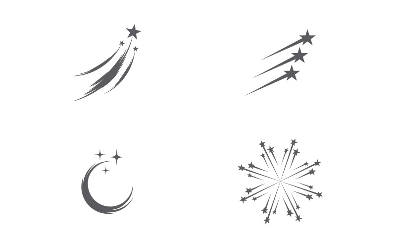Modèle d'icône Blast Star, illustration vectorielle, création de logo v.33