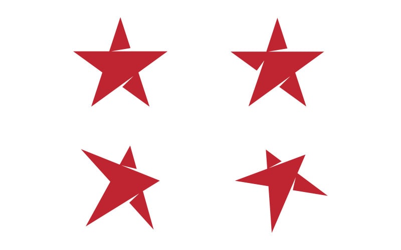 Patlayan Yıldız simgesi Şablon vektör illüstrasyon logo tasarımı v.40