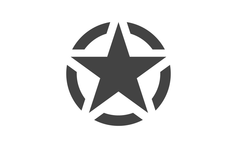 Значок Blast Star Шаблон векторной иллюстрации логотипа v.39