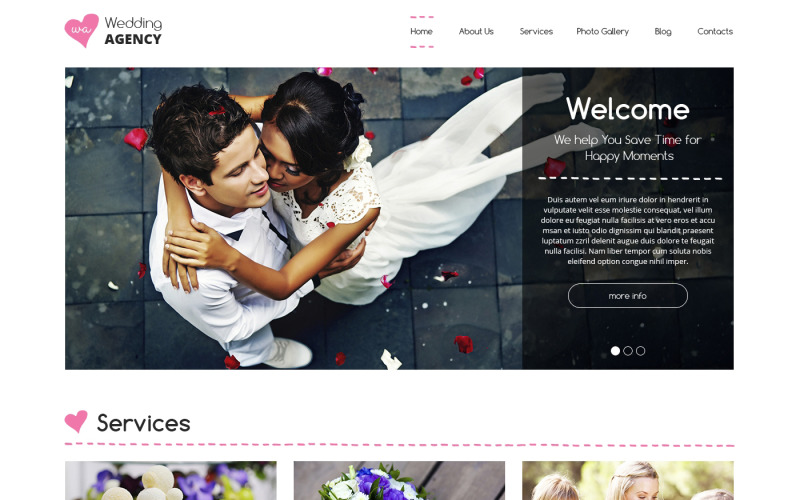 Düğün Planlayıcısı Drupal Şablonu