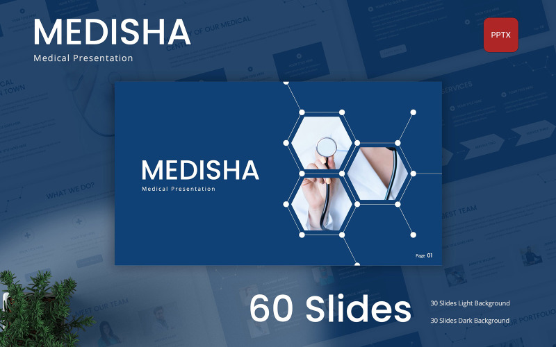 Medisha - Modello di PowerPoint medico