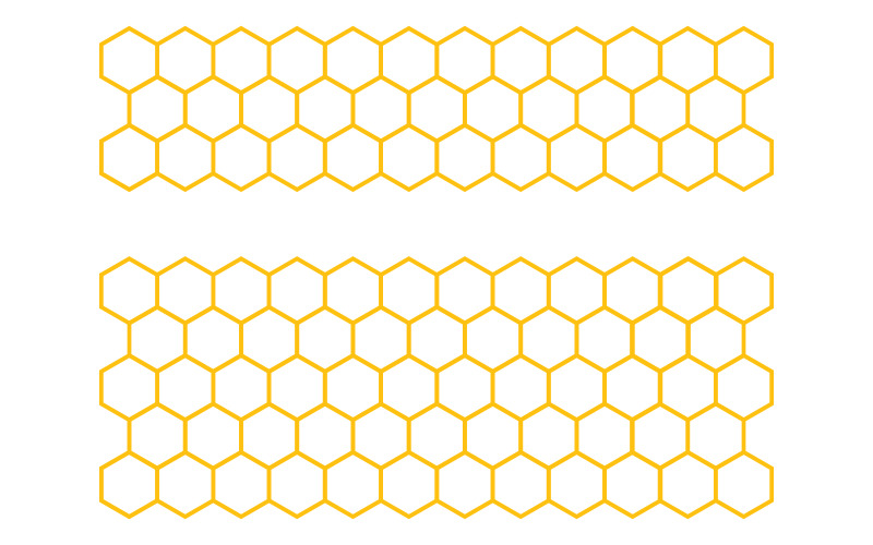 Wabenhintergrund Textur Illustration Design v.2