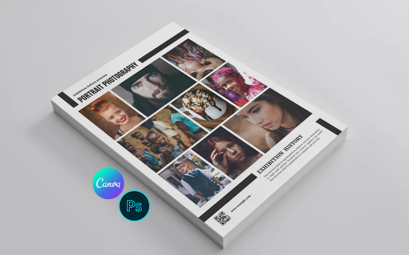Photography Exhibition Flyer Template - Customizable & Professional Design