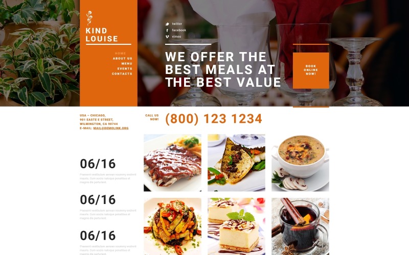 шаблон cafe house joomla