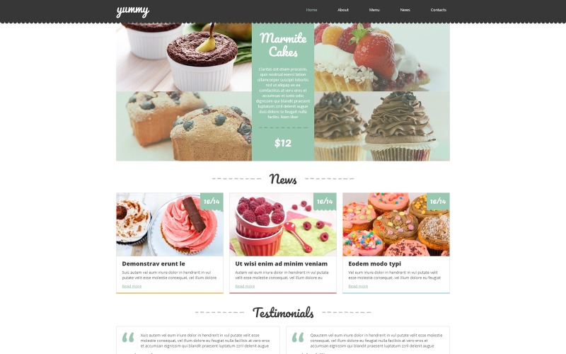 Cafe ve Restaurant Joomla Teması