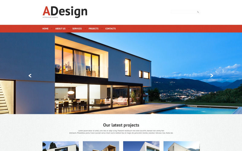Responsive Website-Vorlage für Bauunternehmen
