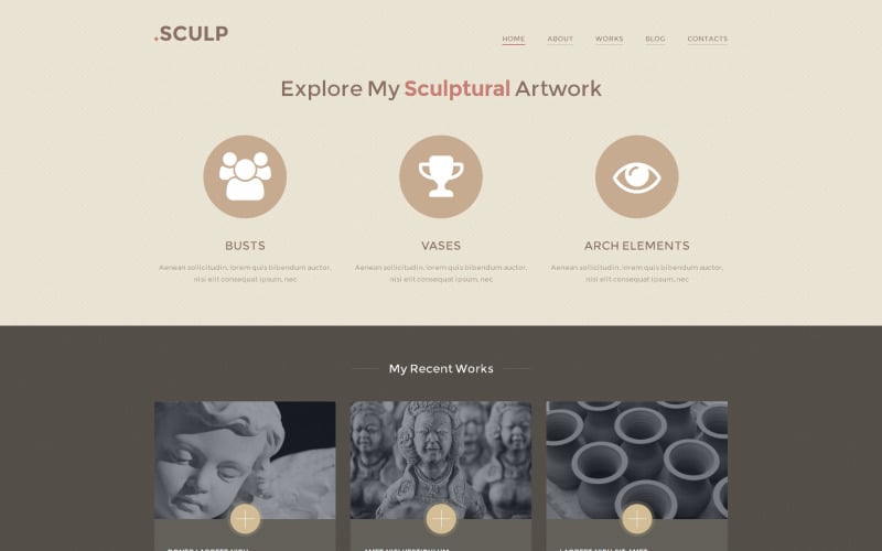 Sculpture Responsive WordPress Theme