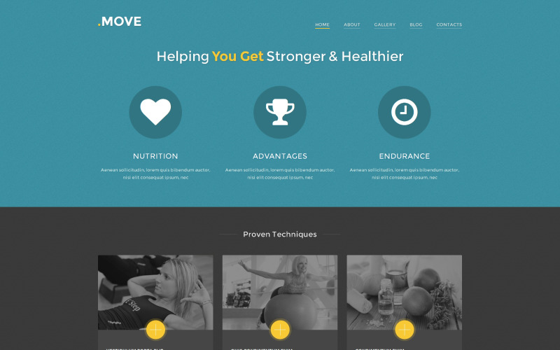 WordPress motiv reagující na film