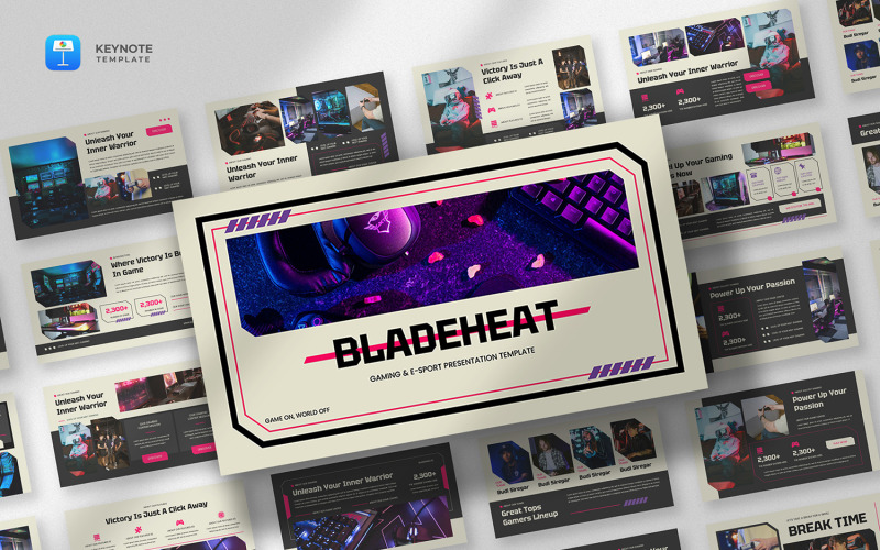 Bladeheat - 游戏电子竞技主题演讲模板