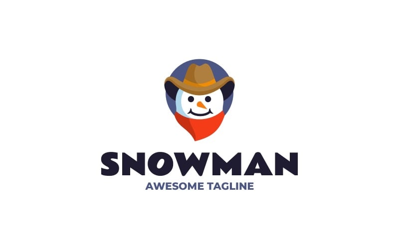 雪人简单吉祥物模板 33