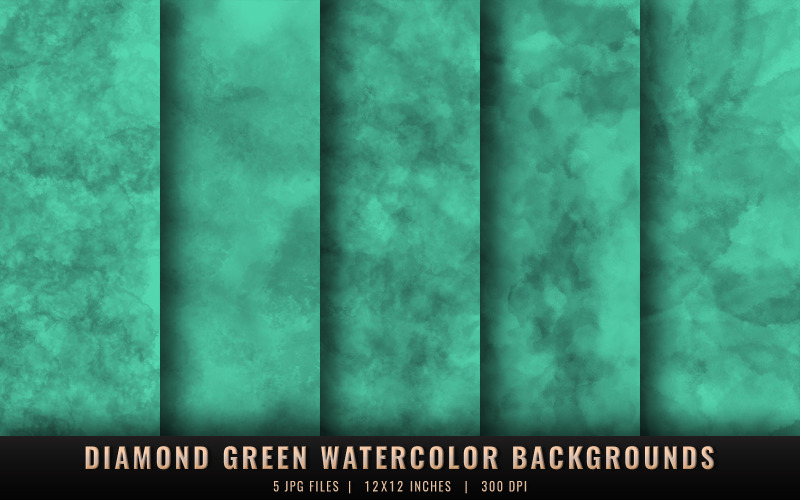 Sfondi ad acquerello verde diamante